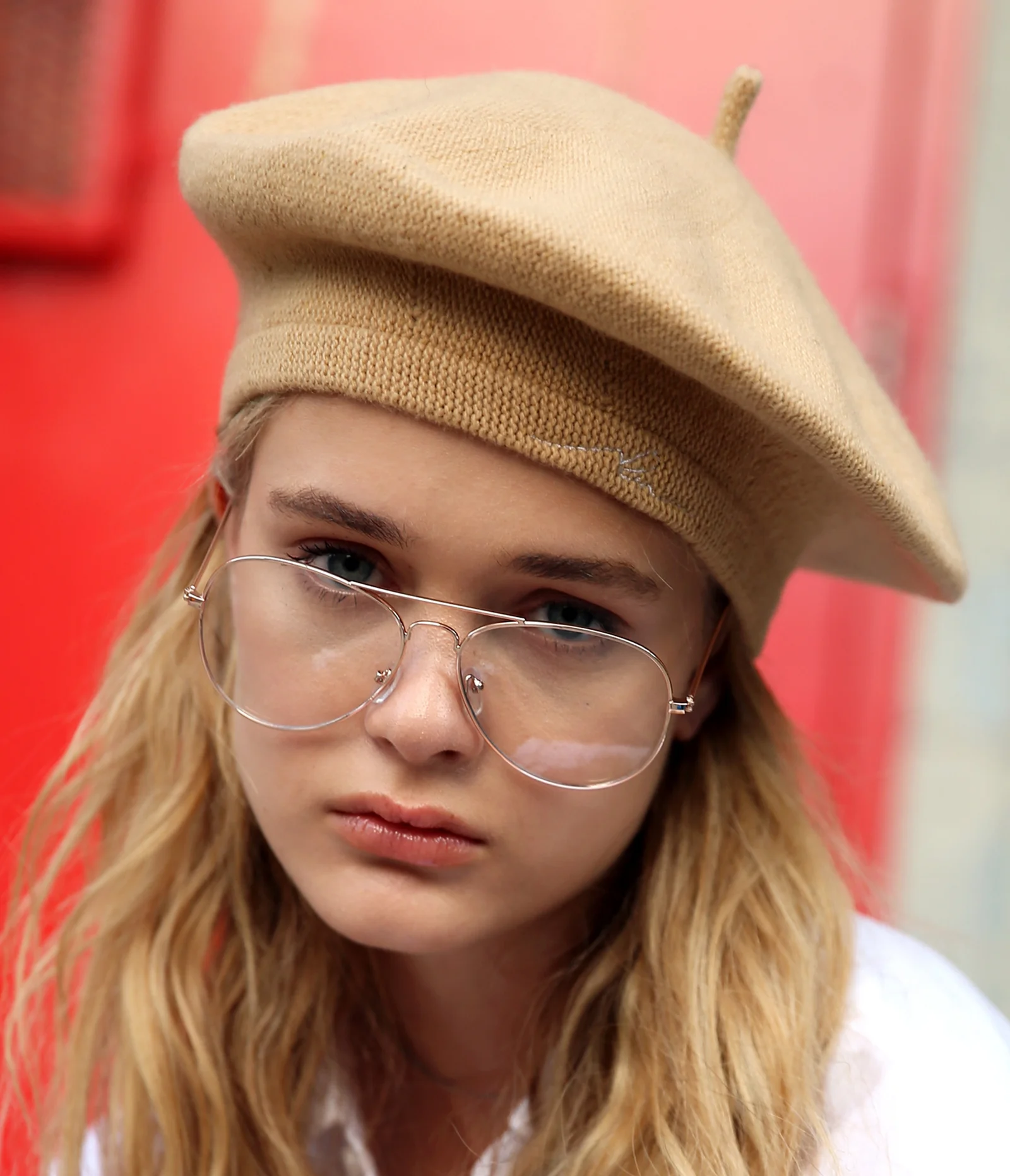SLEEPING WOOL BEIGE BERET