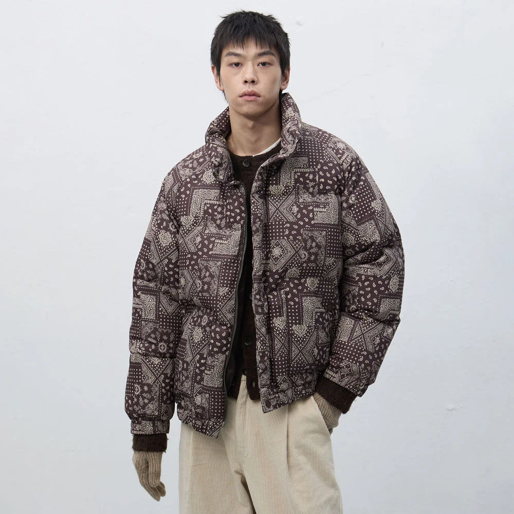 UNISEX Air Mix 佩斯利紋 Puffer / SBE4U07016_M