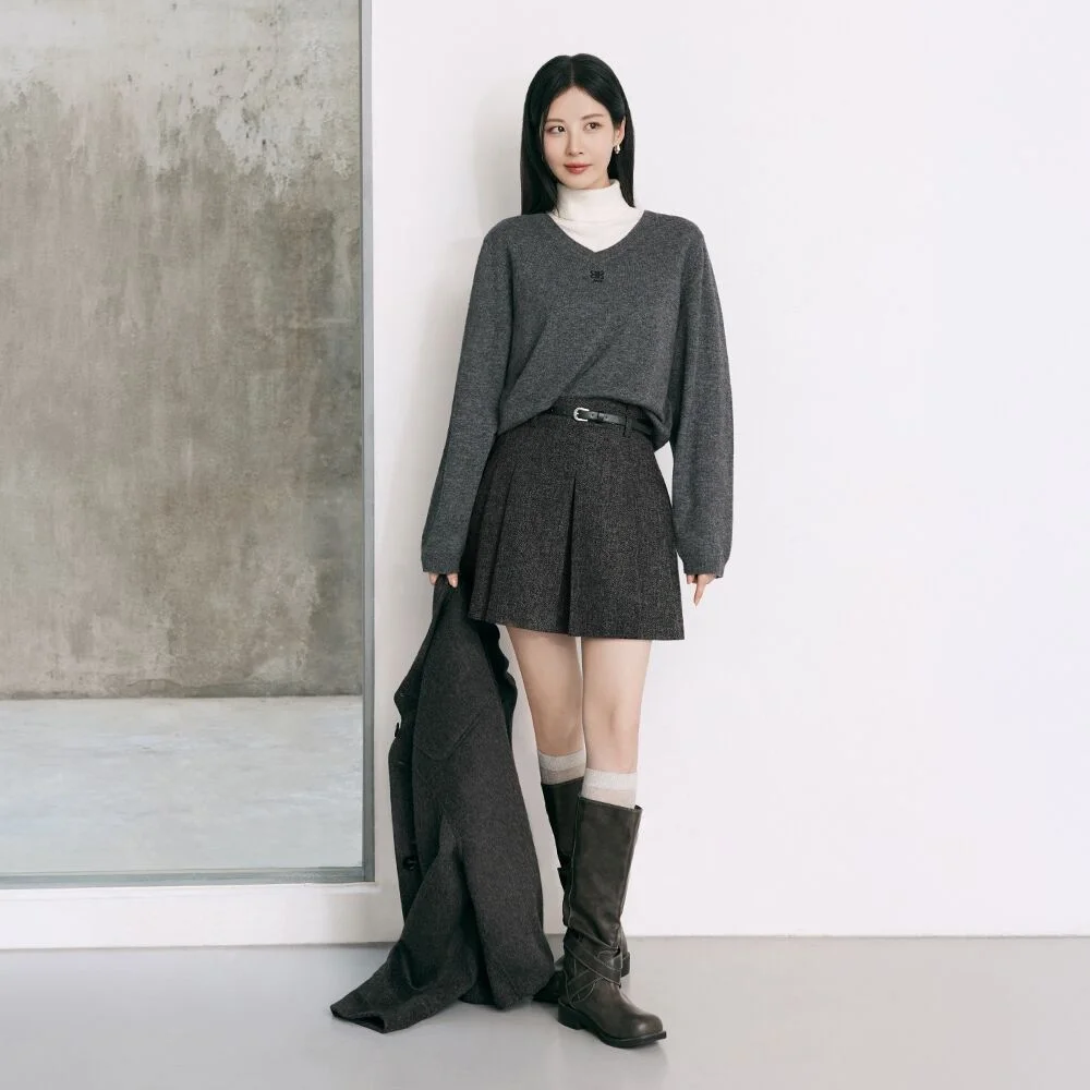 基本款 羊毛 Polo Neck 針織衫 NKPOPK0600