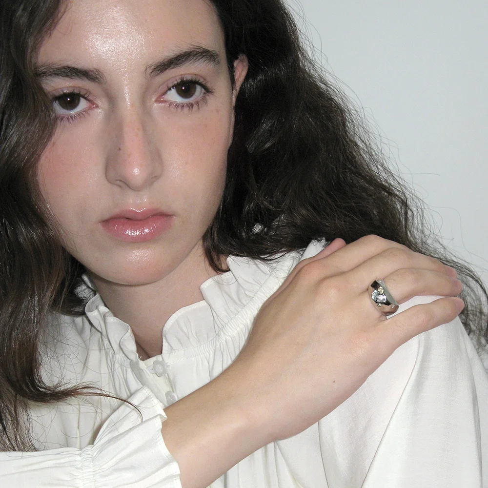 Cubic Bold Ring (Silver)