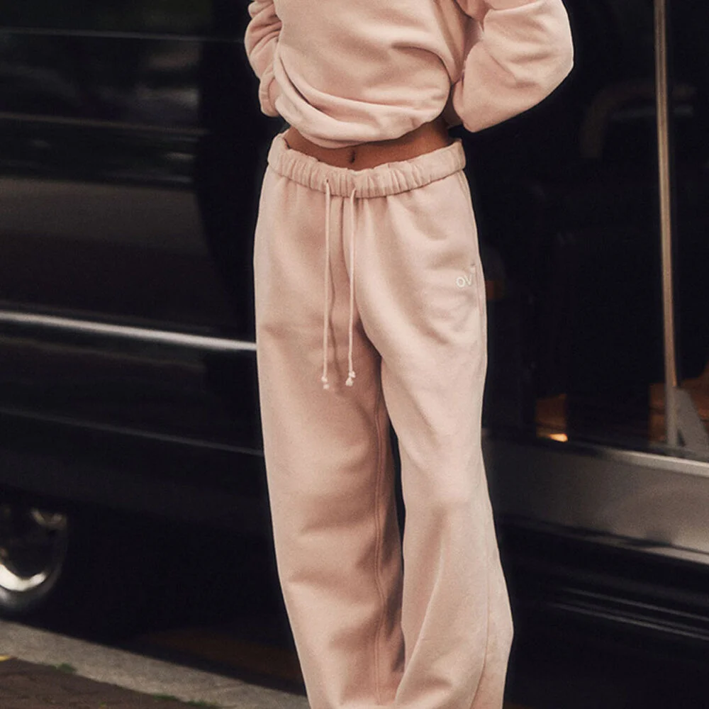 OV LOGO SWEATPANTS (LIGHT PINK)