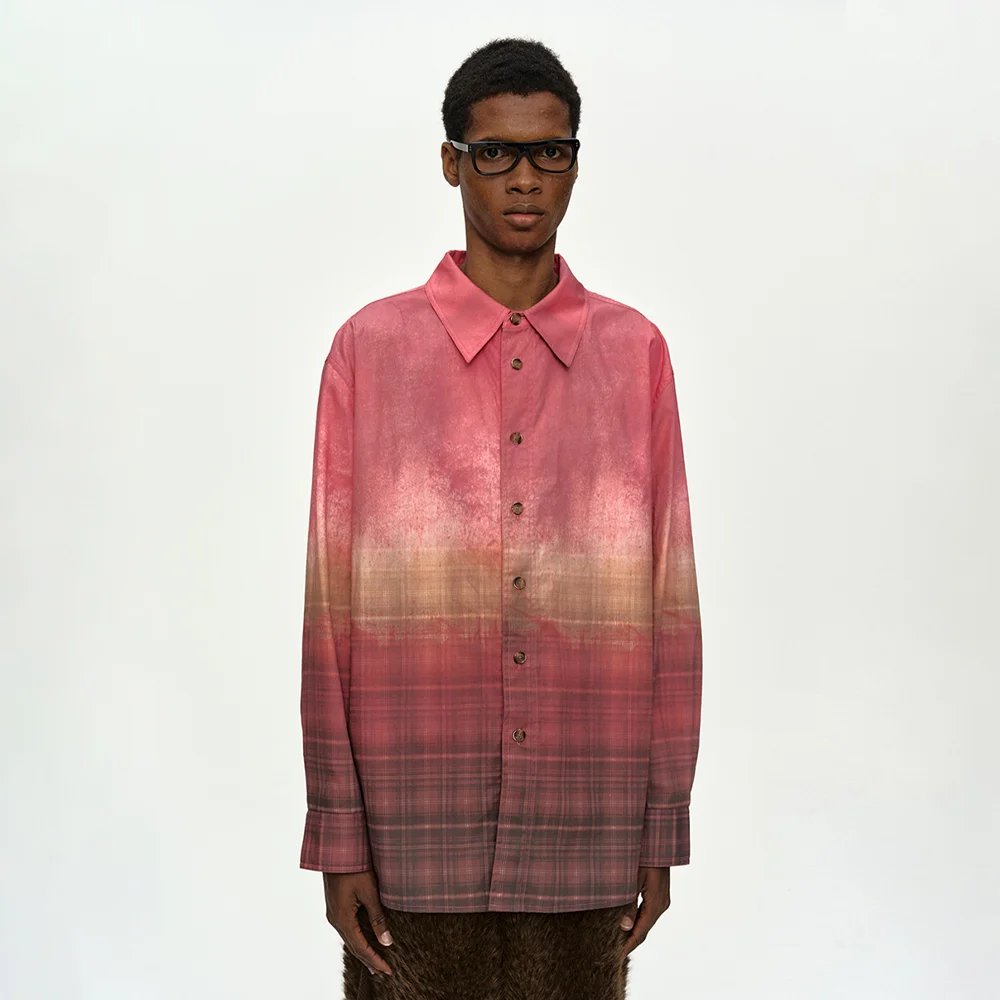 ROTHCO GRADIENT PRINTED SHIRT atb1530m(RED)