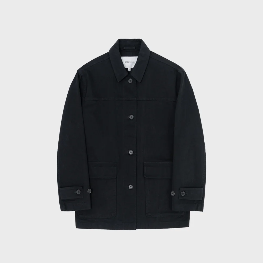 W Half Jacket, Black