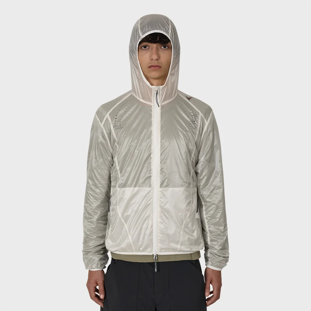 (U) HUE PACKABLE WIND JACKET (WHITE)
