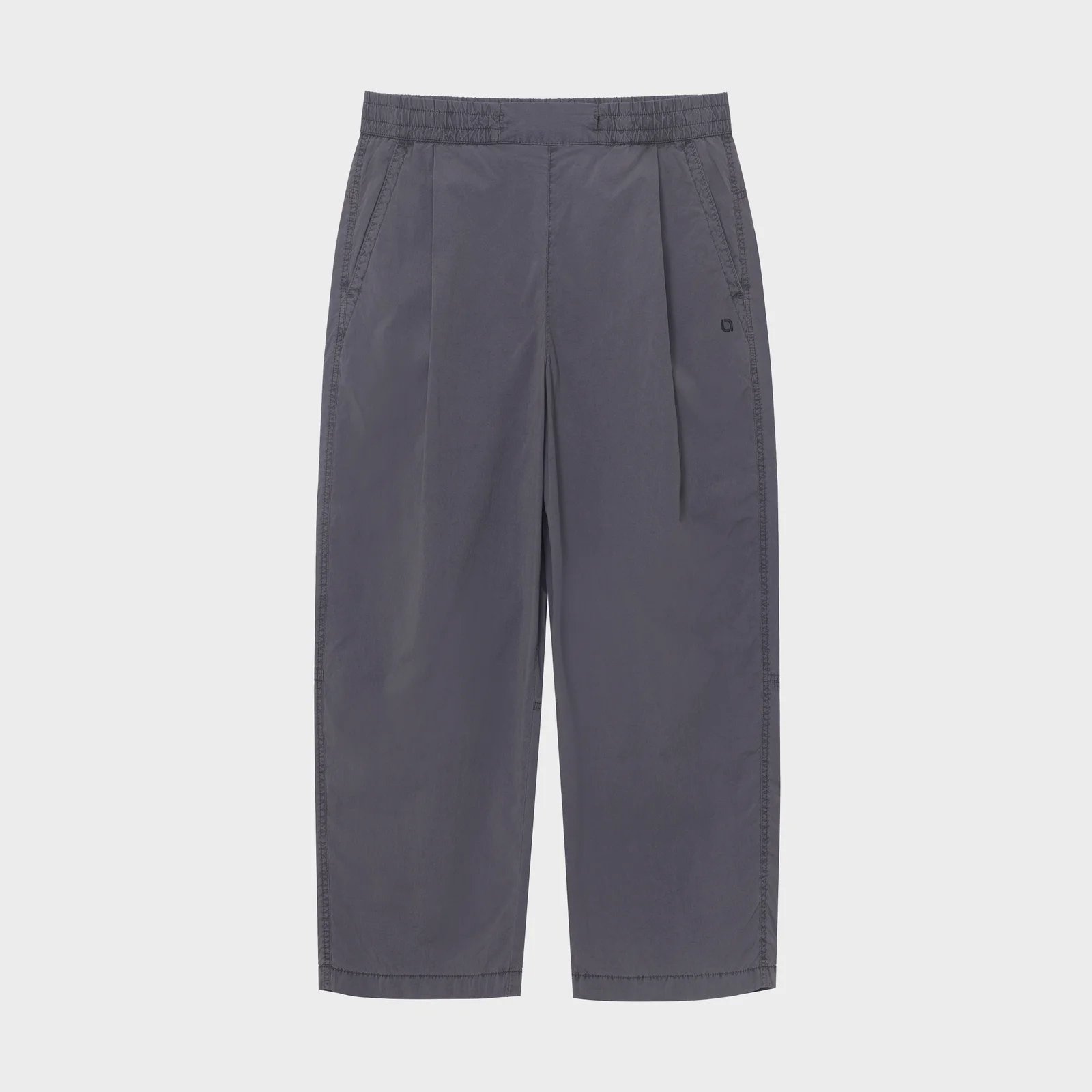 成衣染色 竹纖維 8分 褲子 2 Dark Gray