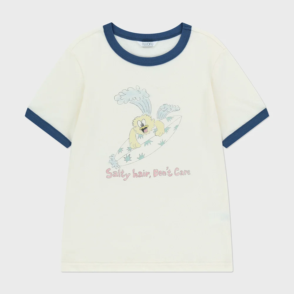 Surf Ringer Tee_Cream