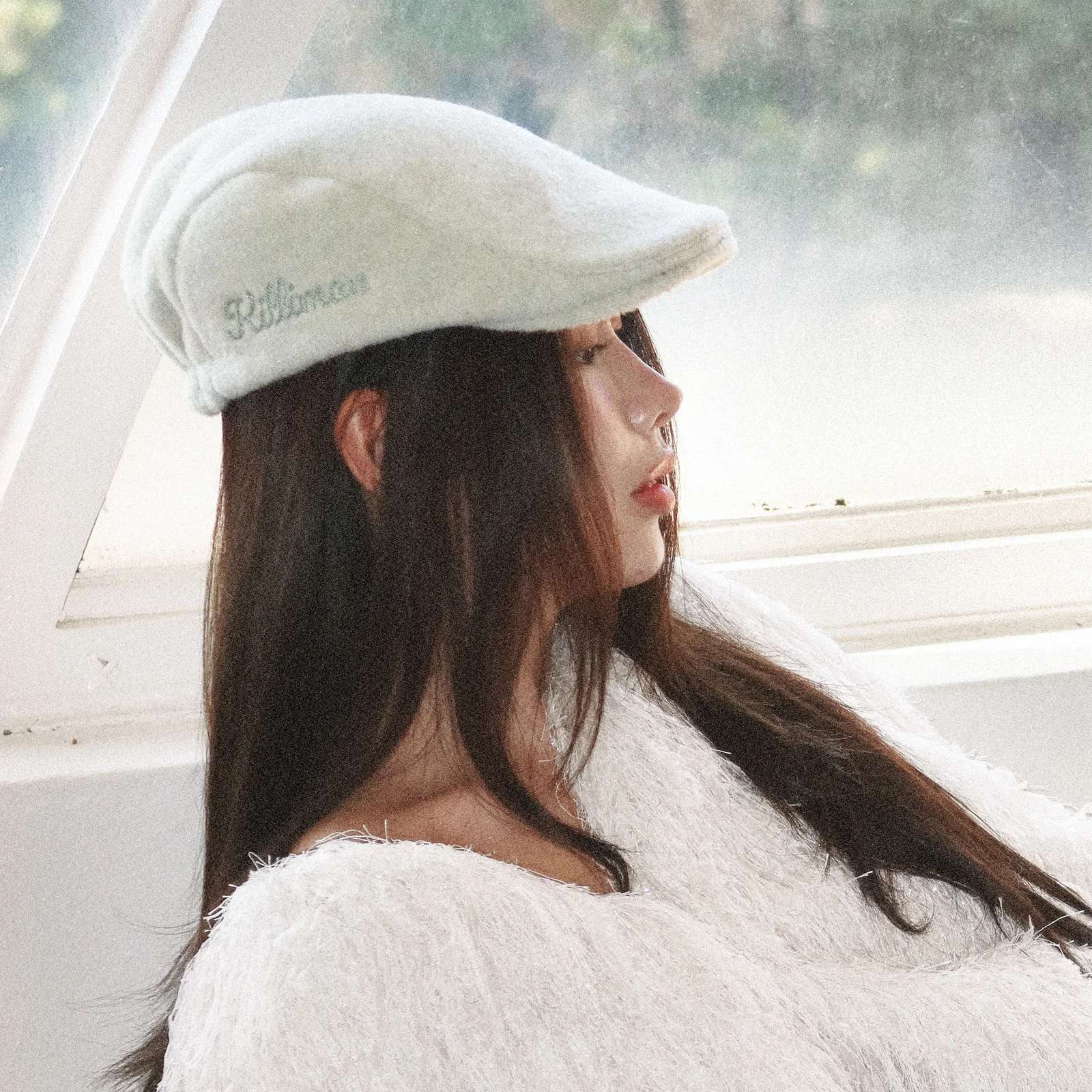 Wool Hunting Cap - Pistachio Mint