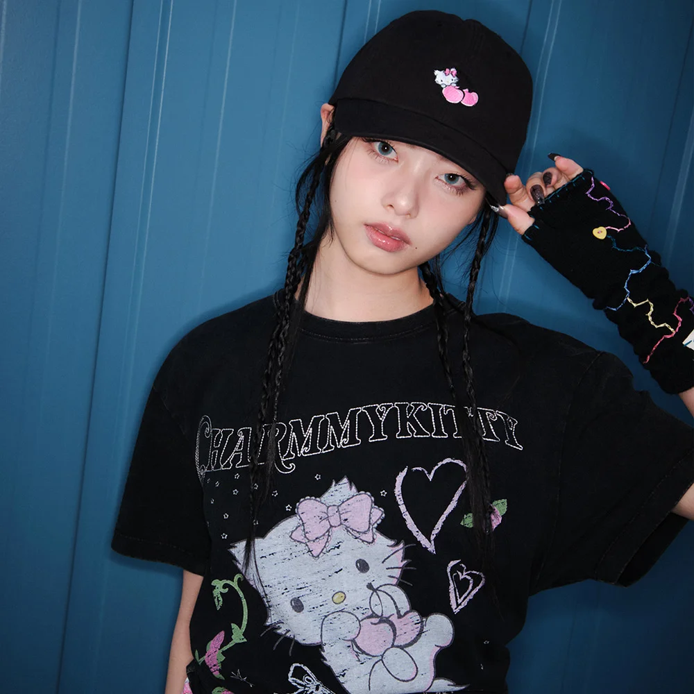 KIRSH X Charmmy Kitty 圖案 棒球帽