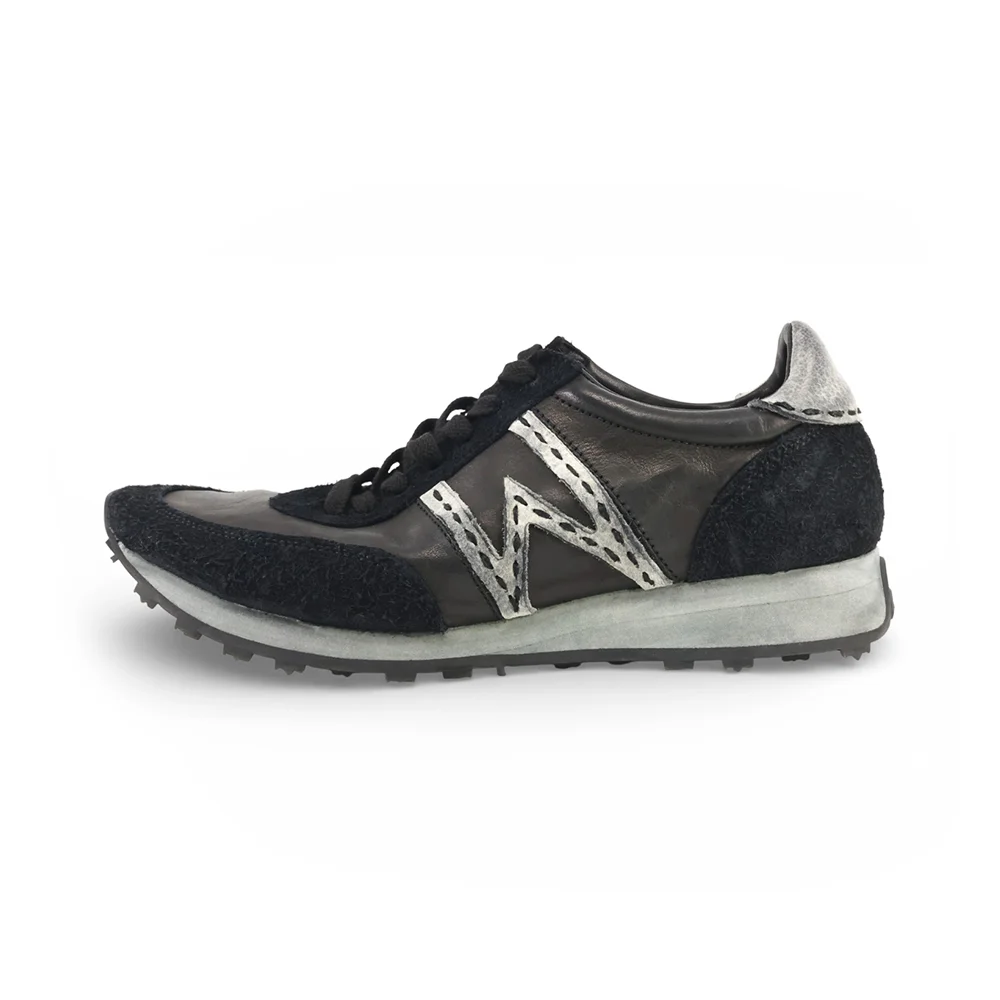 WSR-7 Vintage Jogging Sneakers Black