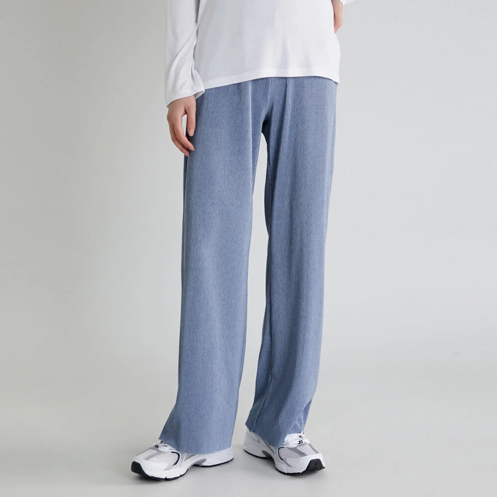 20S PLEATS BANDING PANTS (BLUE)