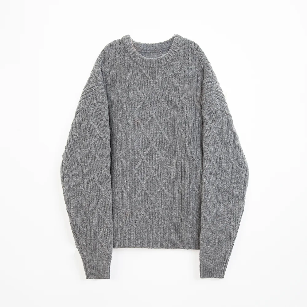 TWIST KNIT GREY