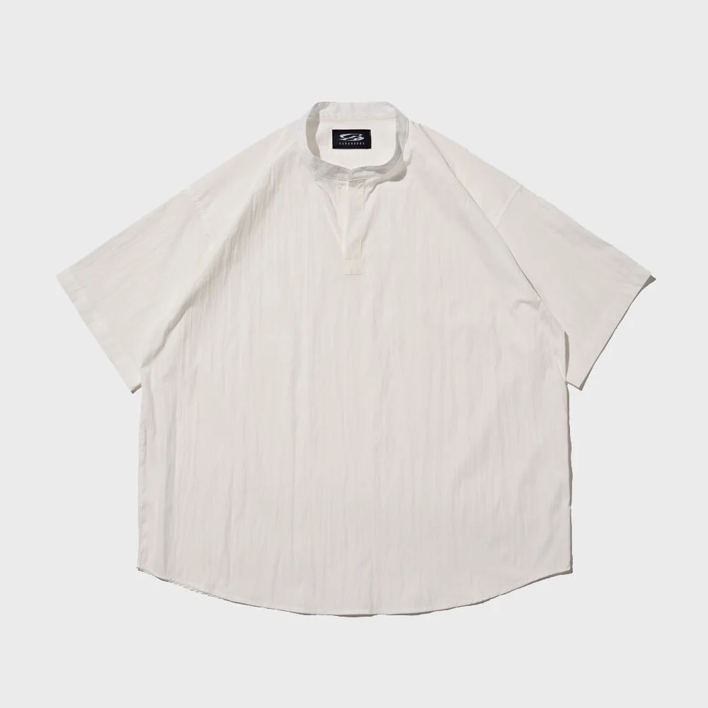 HENRY TUNIC SHORT SLEEVE SHIRT (WHITE)
