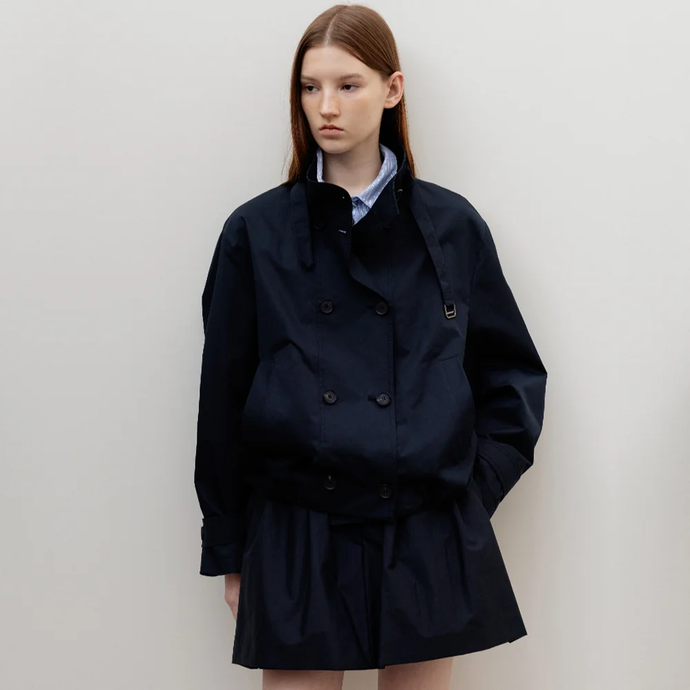 Mouchou Volume Shorts Navy
