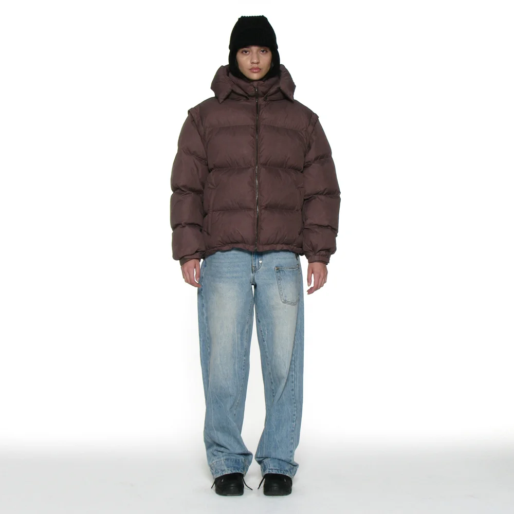 3M THINSULATE TRANSFORM HOODED PARKA_BROWN