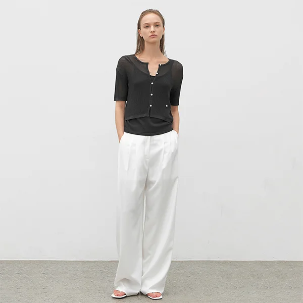 MOTH SIDE TUCK WIDE PANTS(PT-5647)_2Colors