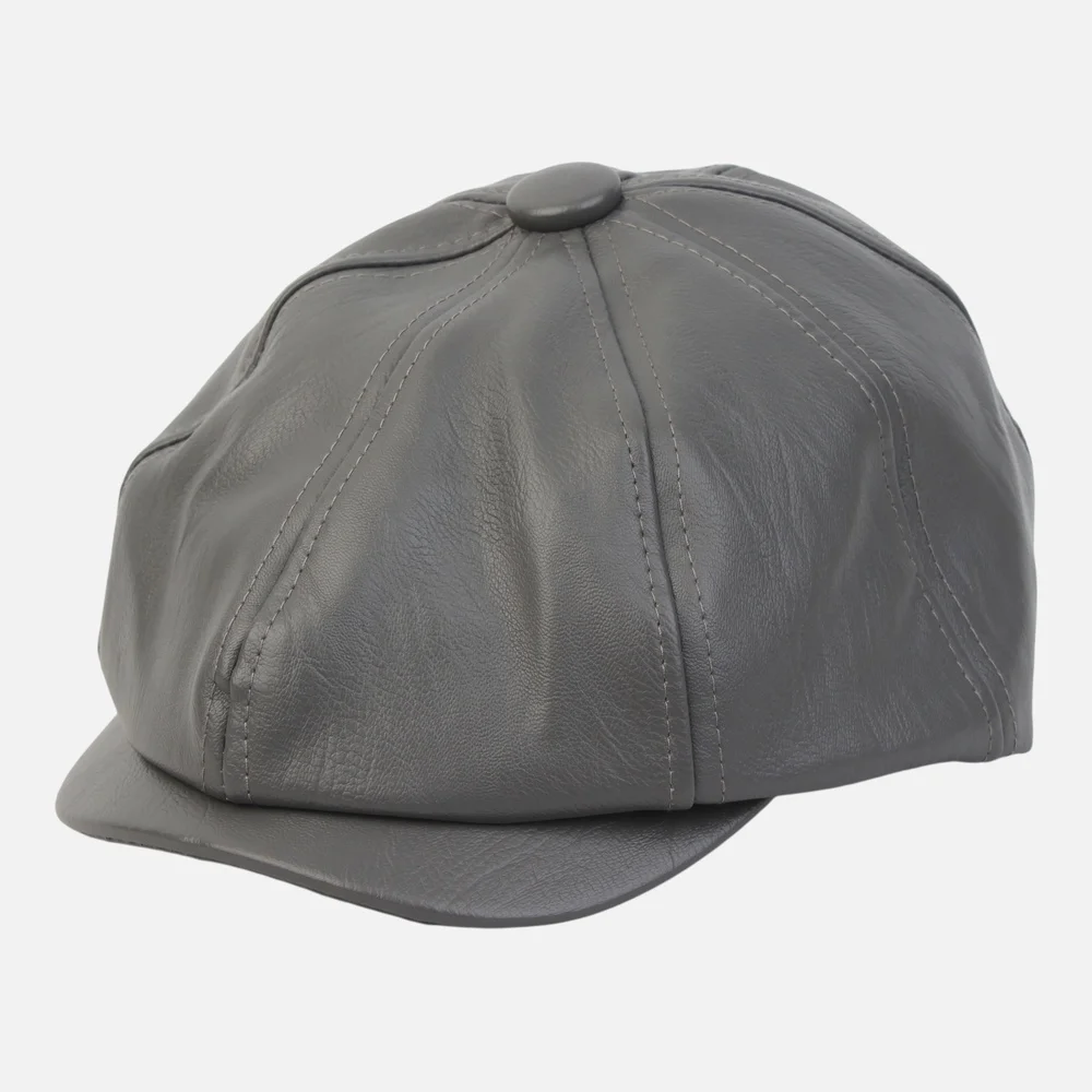 Leather Gray Banding Huntingcap 獵人帽