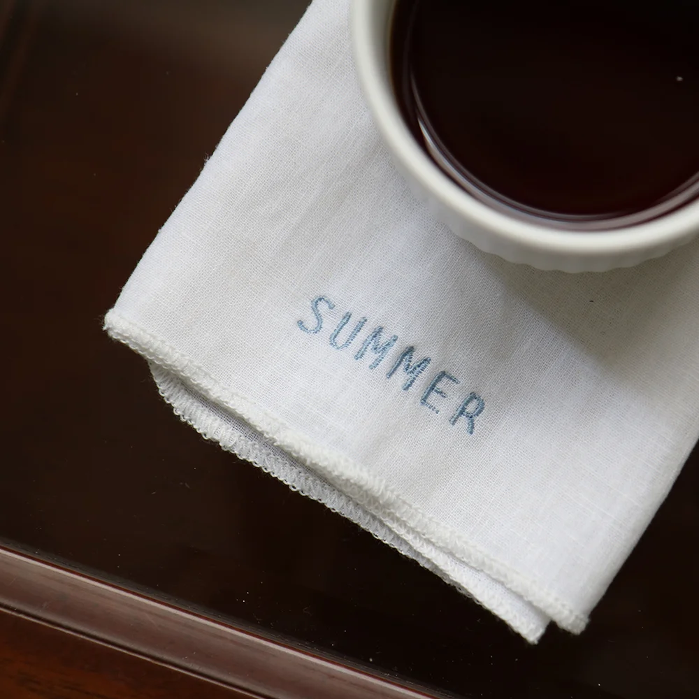 Fabric Letter_ summer 手帕