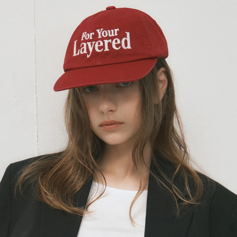 For Your Layered Day Cap_RED(W25-ACC05)