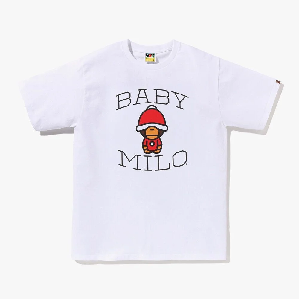 聖誕節 嬰兒 Milo T恤(M) WHITE