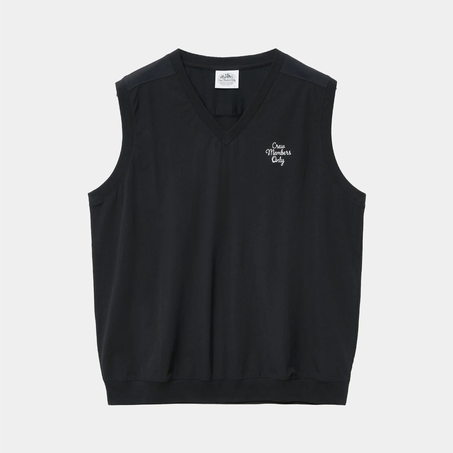 MESH MIX NYLON VEST BLACK
