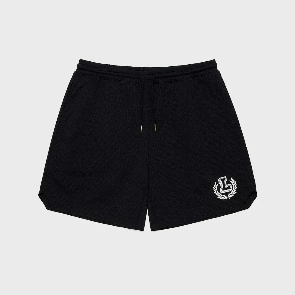 網布 短褲 黑色