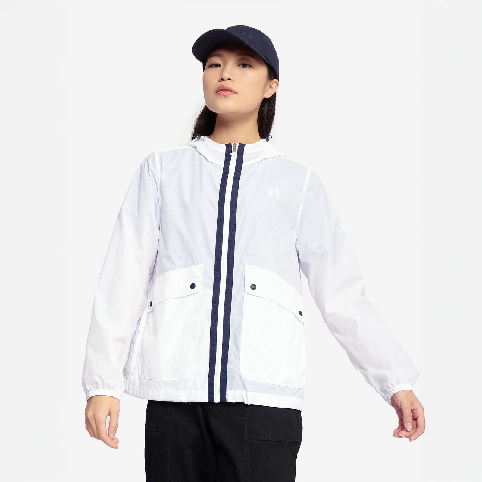 女裝 機能性 輕量 連帽衫 外套 AAS25WOUT022BLA
