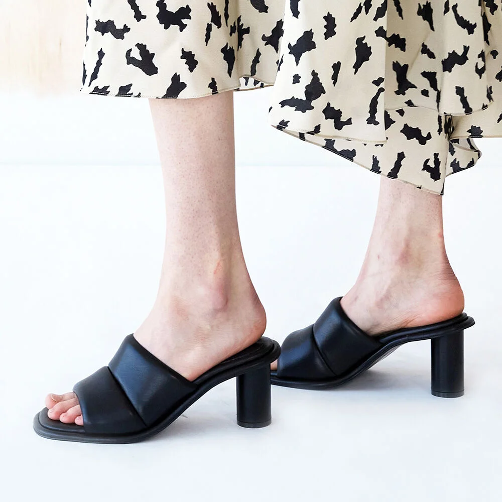 Laila Sandals Leather Black