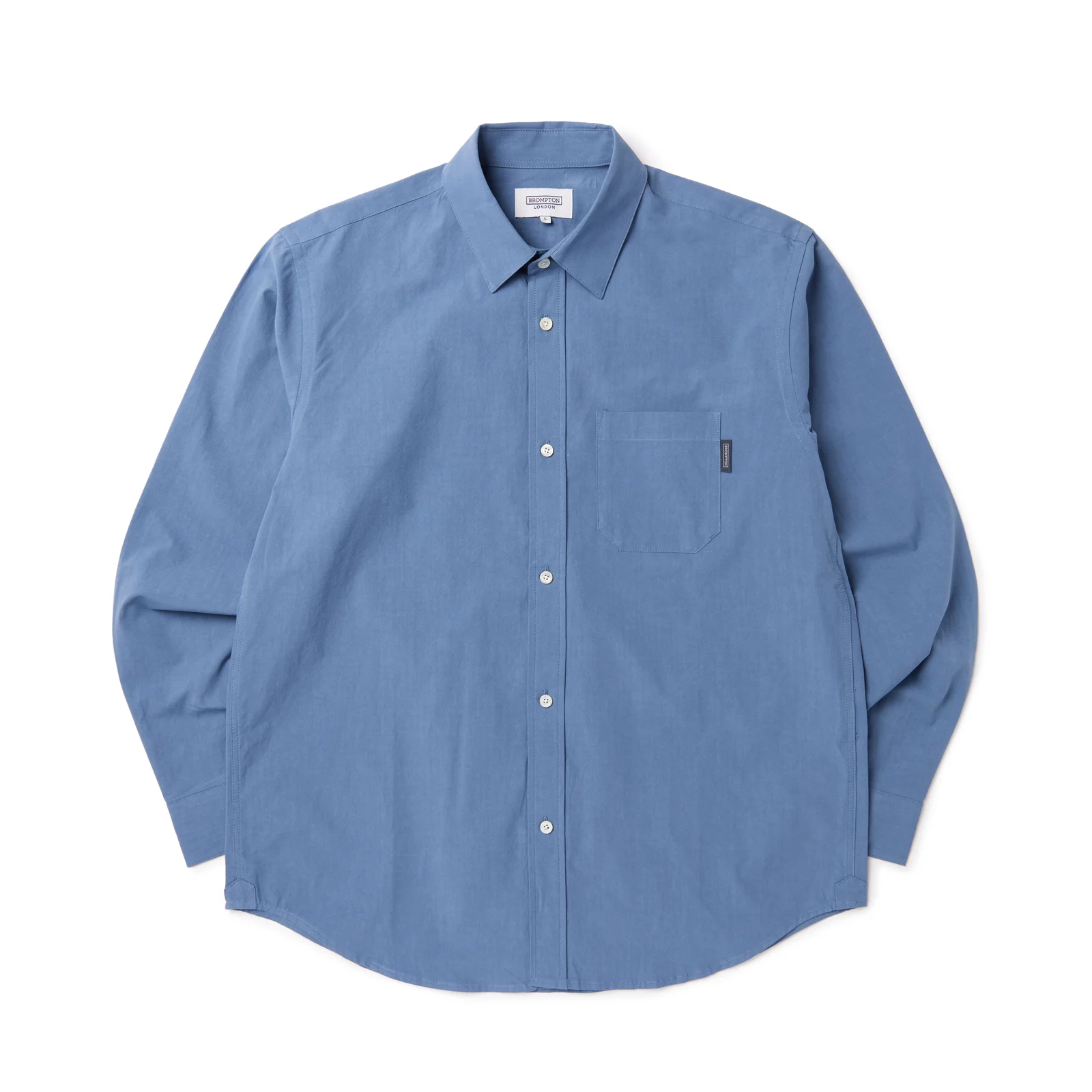 BASIC COTTON POCKET SHIRT - BLUE (P233MSH220)