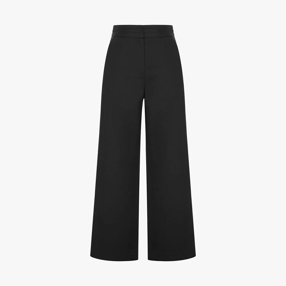 it MICHA 腰部 點綴 寬版 褲子 ITP5WPT680 (BLACK)