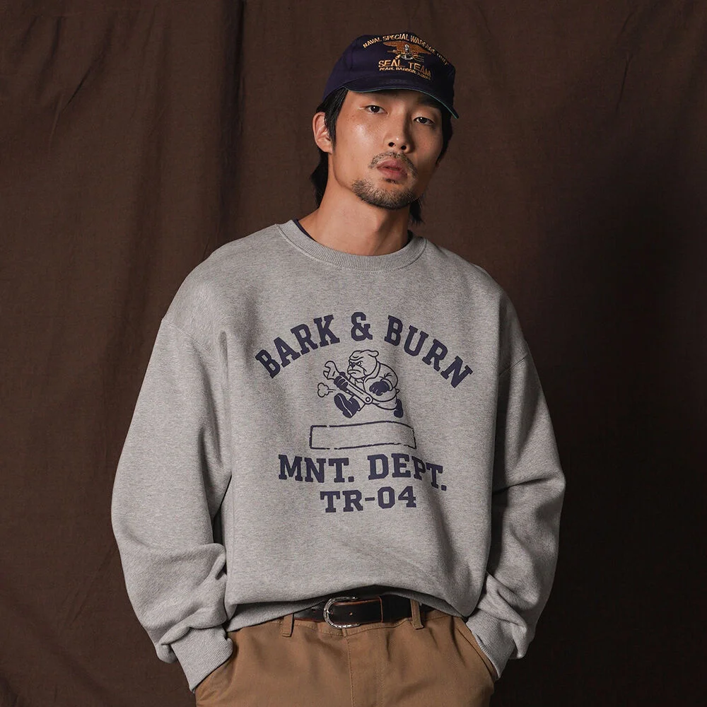 Bark & Burn 衛衣 灰色 JUMT4722