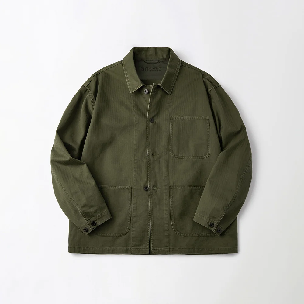 USN N-3 HBT JACKET_OLIVE GREEN