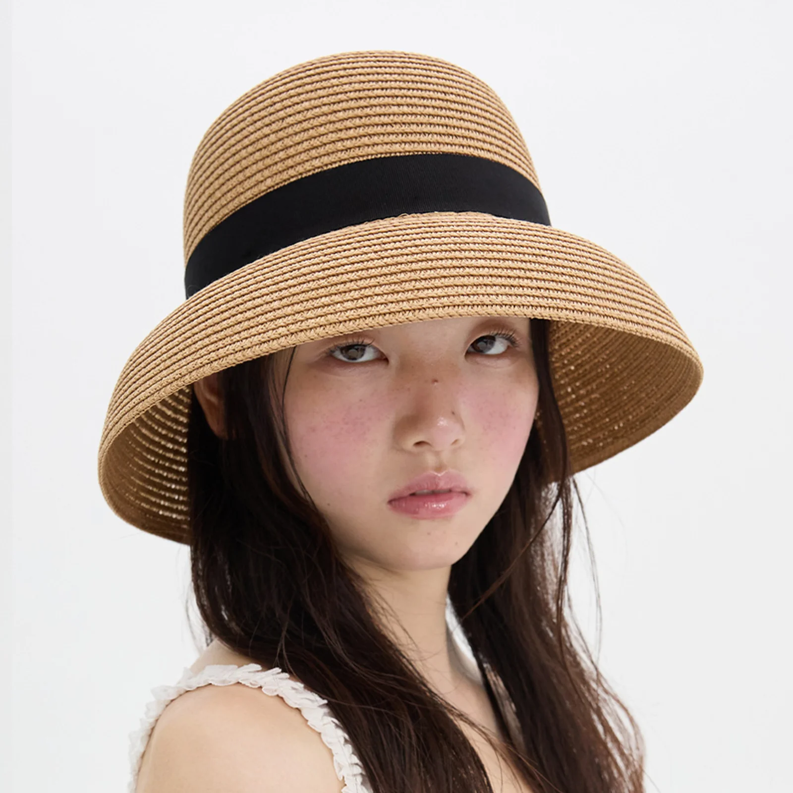 Lily Summer Cloche Hat - Beige