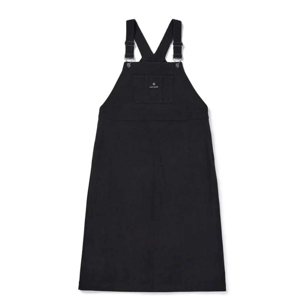 燈芯絨 工裝褲 連衣裙 Black (S26FWFOP73)