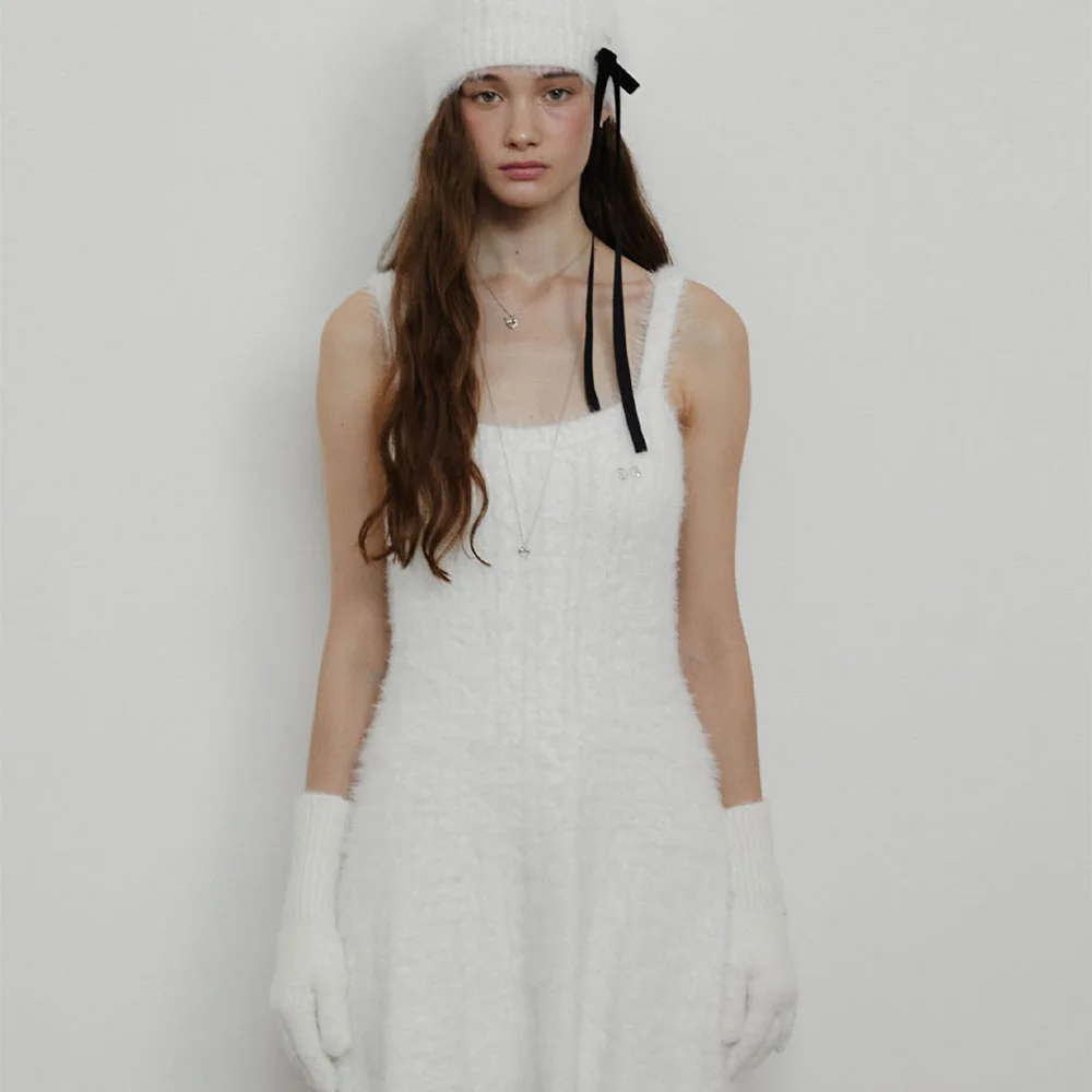 Pretty Angel Knit Mini Dress_WH (L244MOP010)