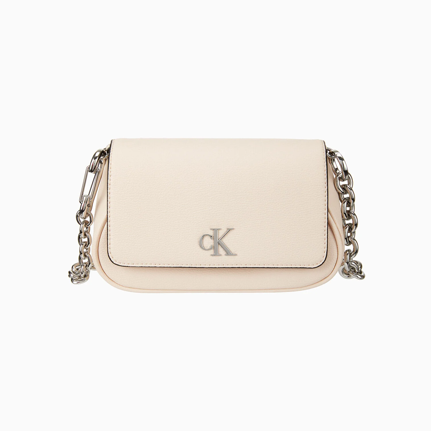 女裝 CKJ 簡約 Monogram 翻蓋 單肩袋 20 Pink Ivory 4K3034G MTR