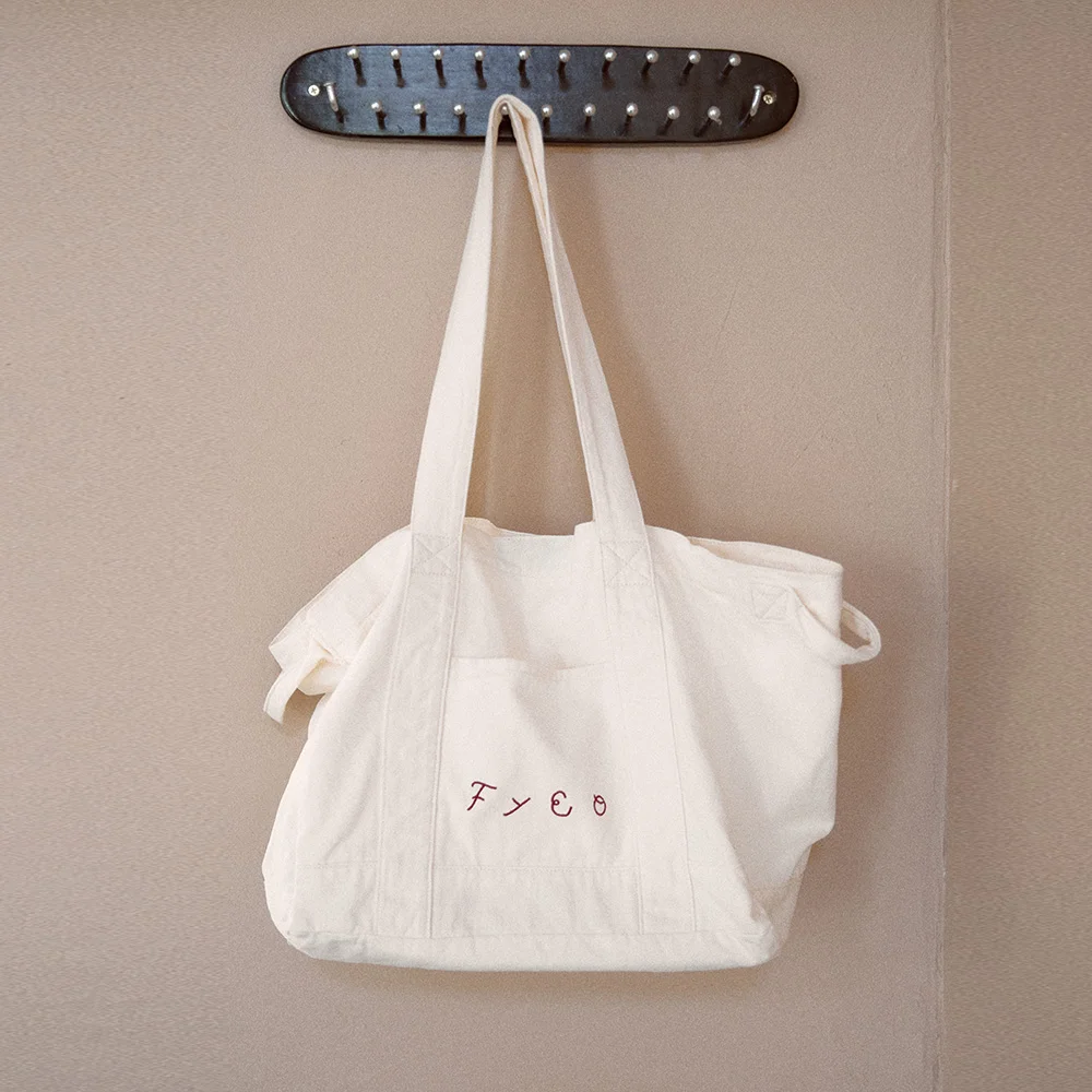Denny Washing Tote Bag (Ivory)