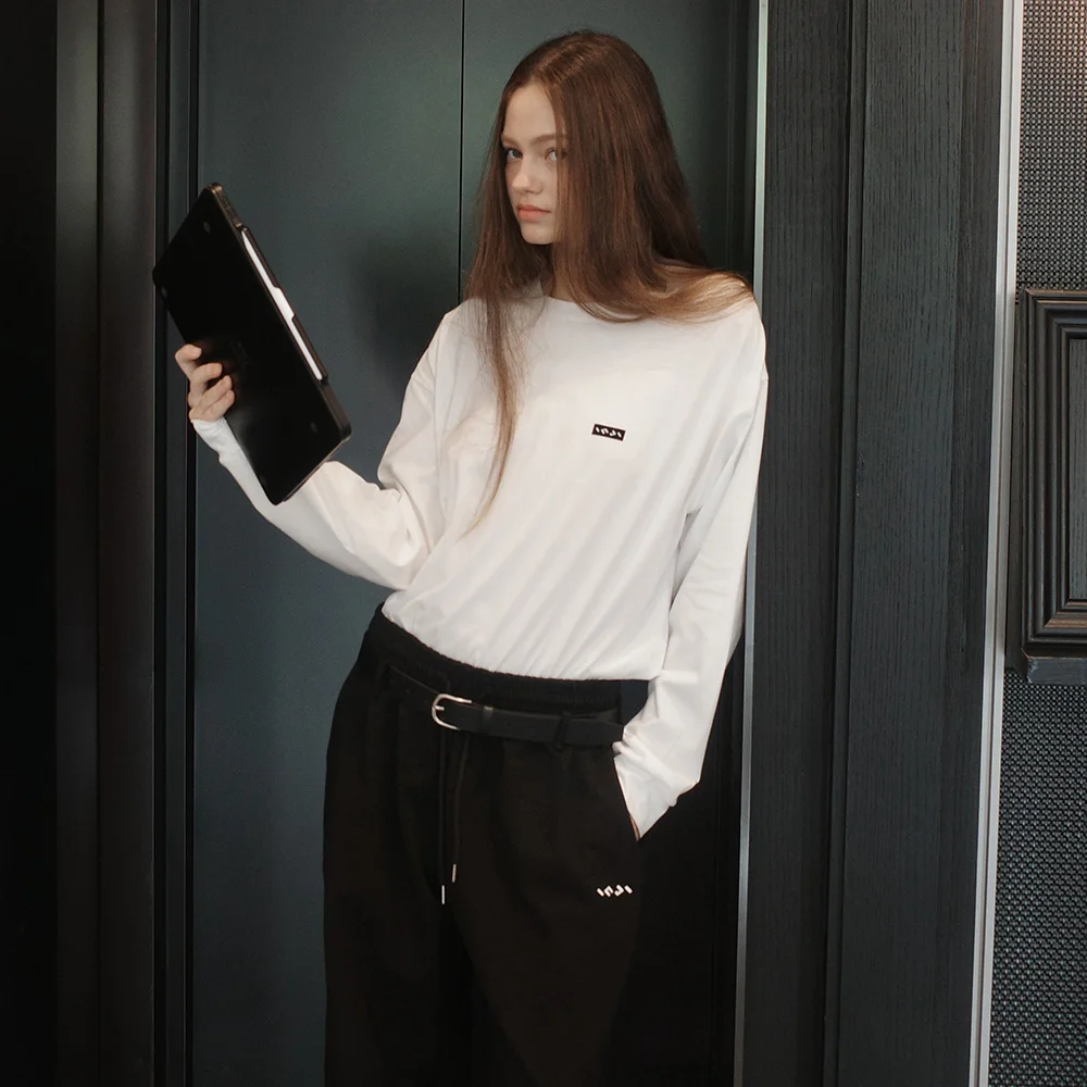 Small Logo Long T-Shirt 白色