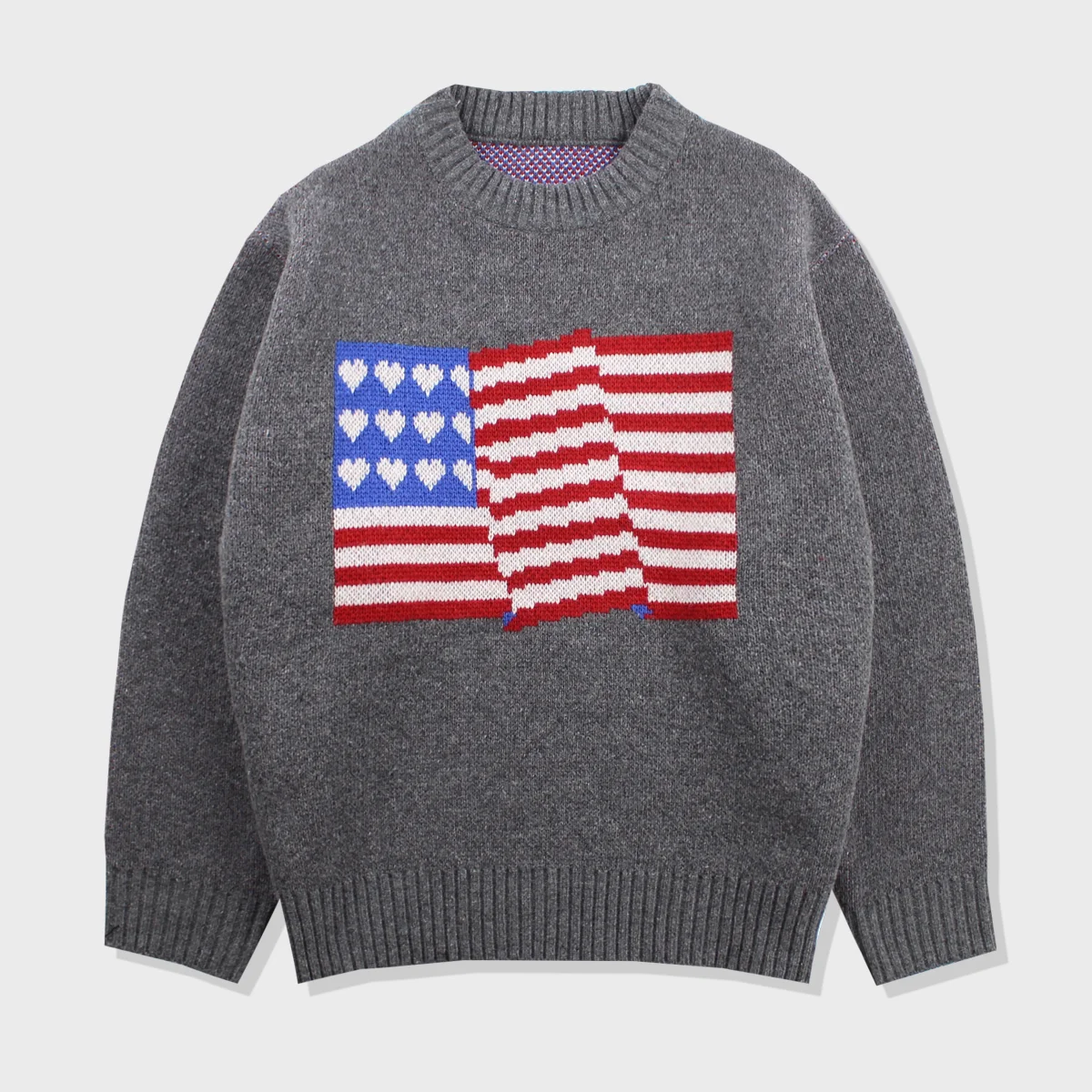 Flag knit(CHARCOAL)