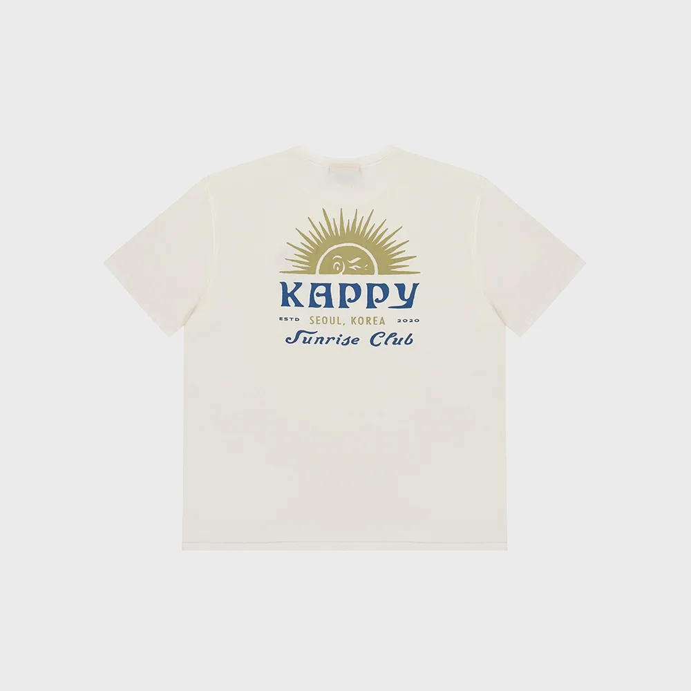 SUNNY WINK HALF T-SHIRT (WHITE)