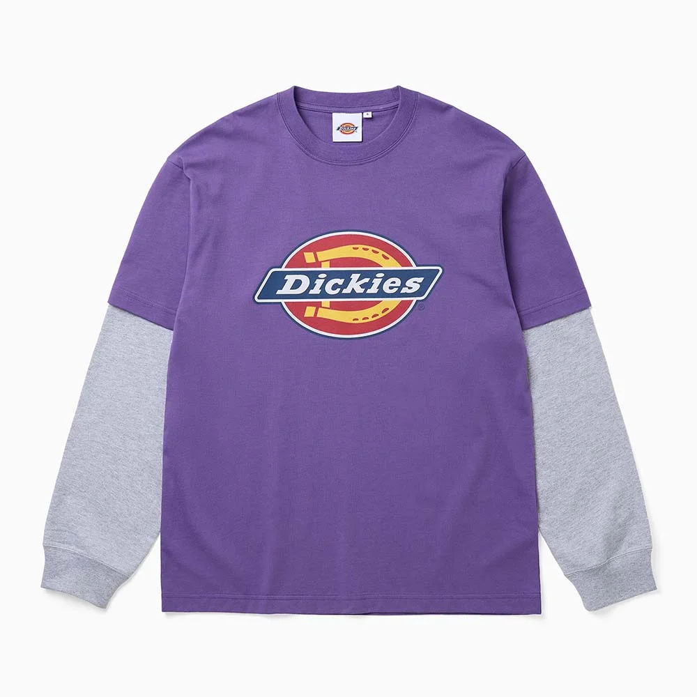 大 Tree 標誌 層次 長袖 Purple