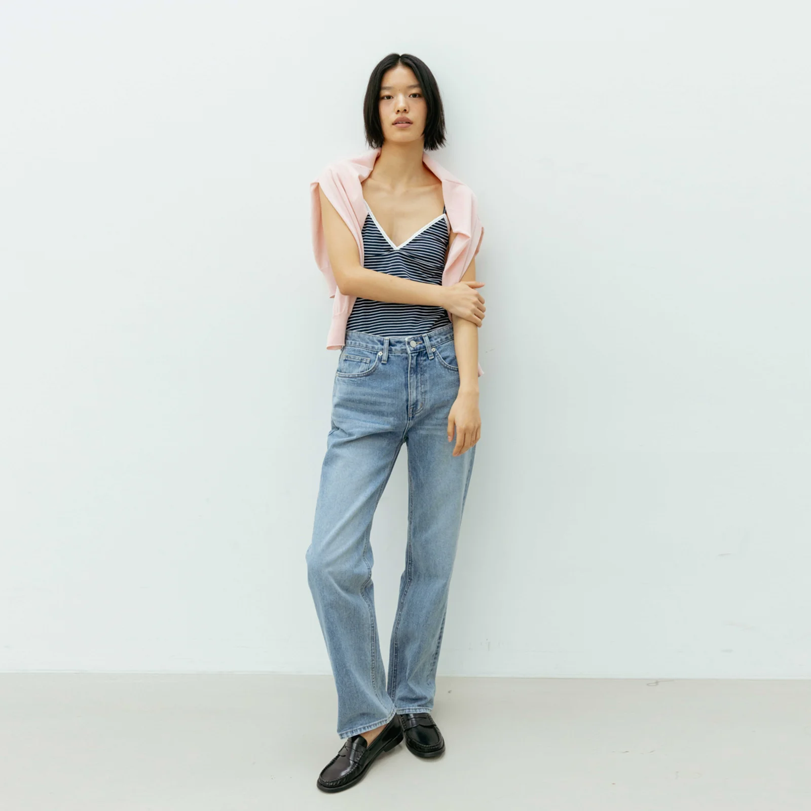 Mid Blue Jeans(Blue)