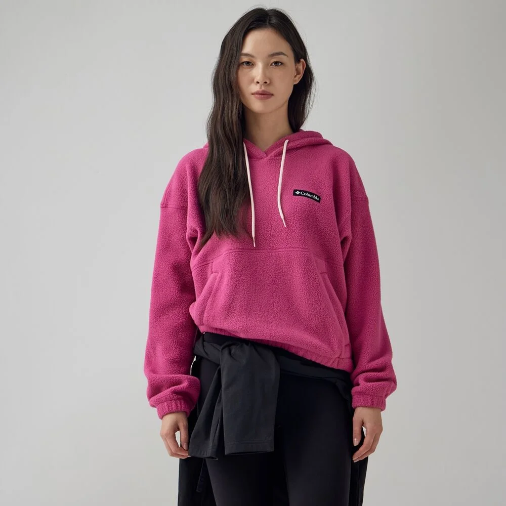 Columbia 女裝 Timber Meadow MTR 搖粒絨 連帽衫 T恤 C74AR0355538