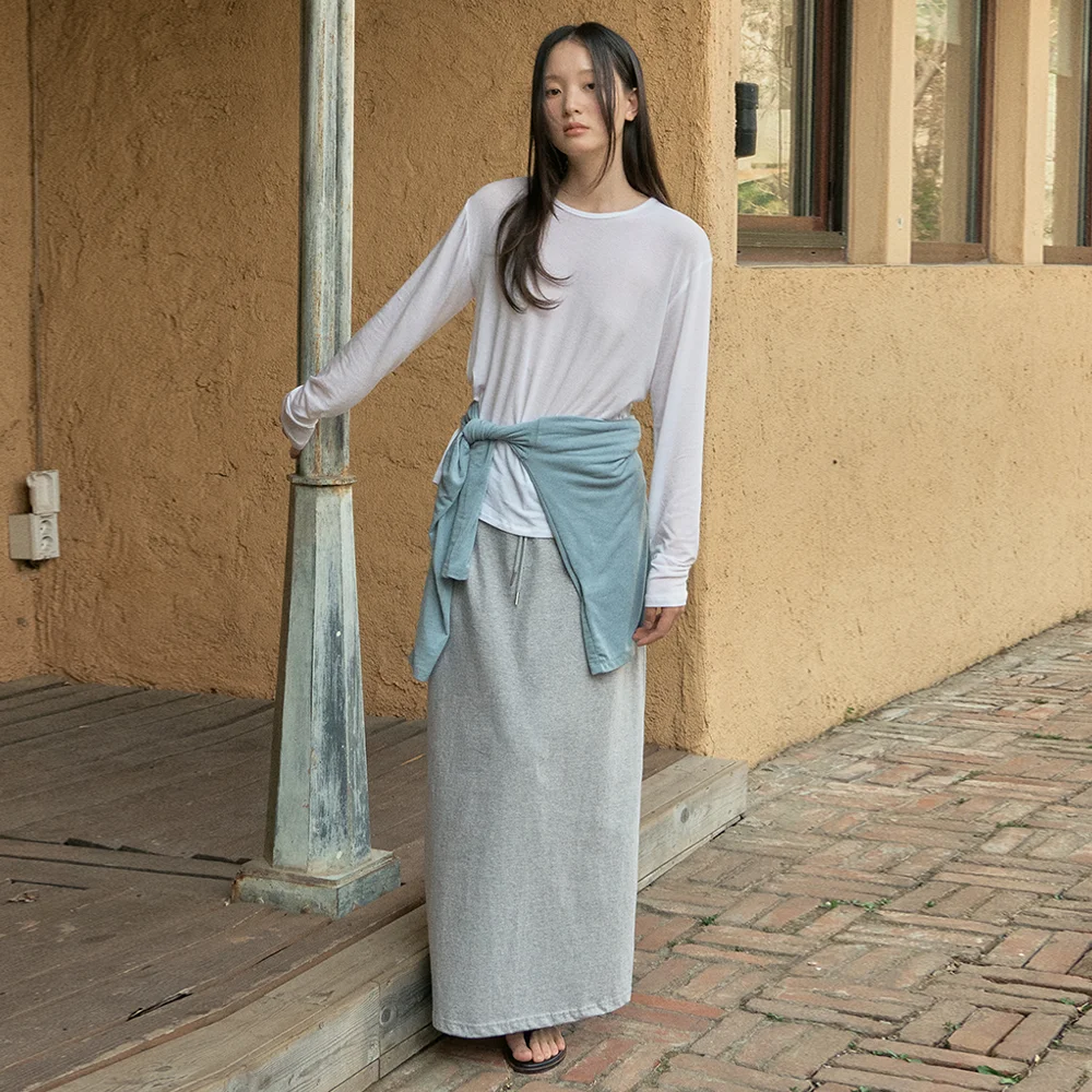 Basic Sheer Long Sleeve T-Shirt_4COLOR(W26TP10)