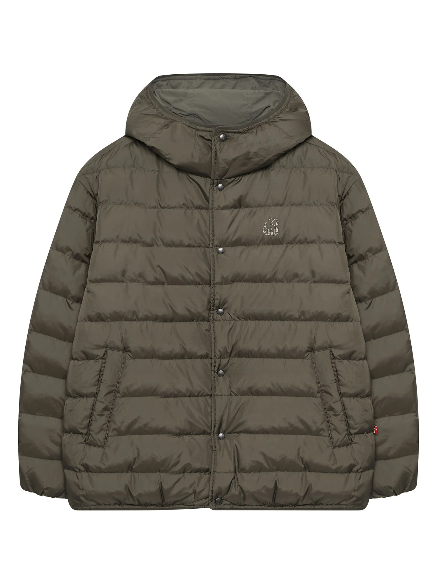 Skagen 輕量 水晶 Down 外套 (Reversible) - M_HUNTER BEIGE