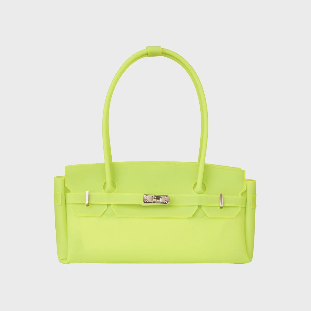 JELLY TWO-WAY BAG IN LIGHT YELLOW