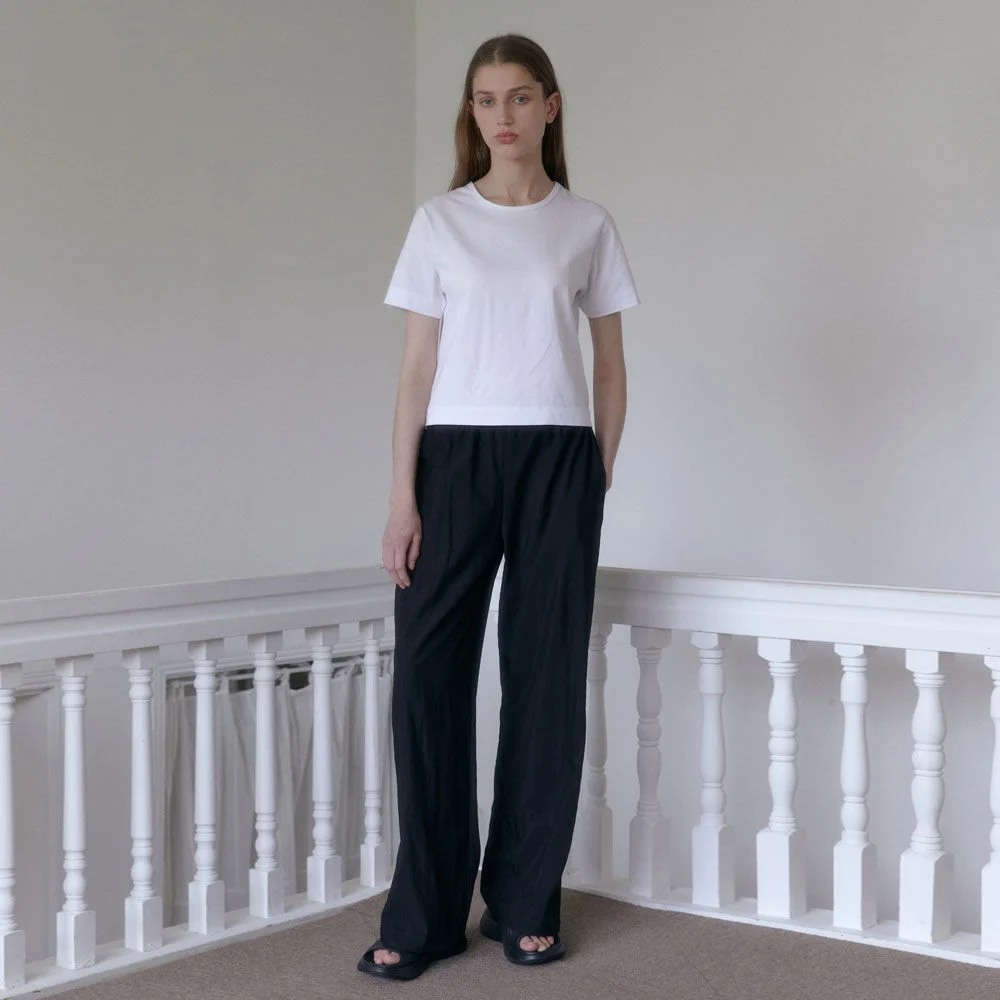 Nylon Banding Pants (Black)