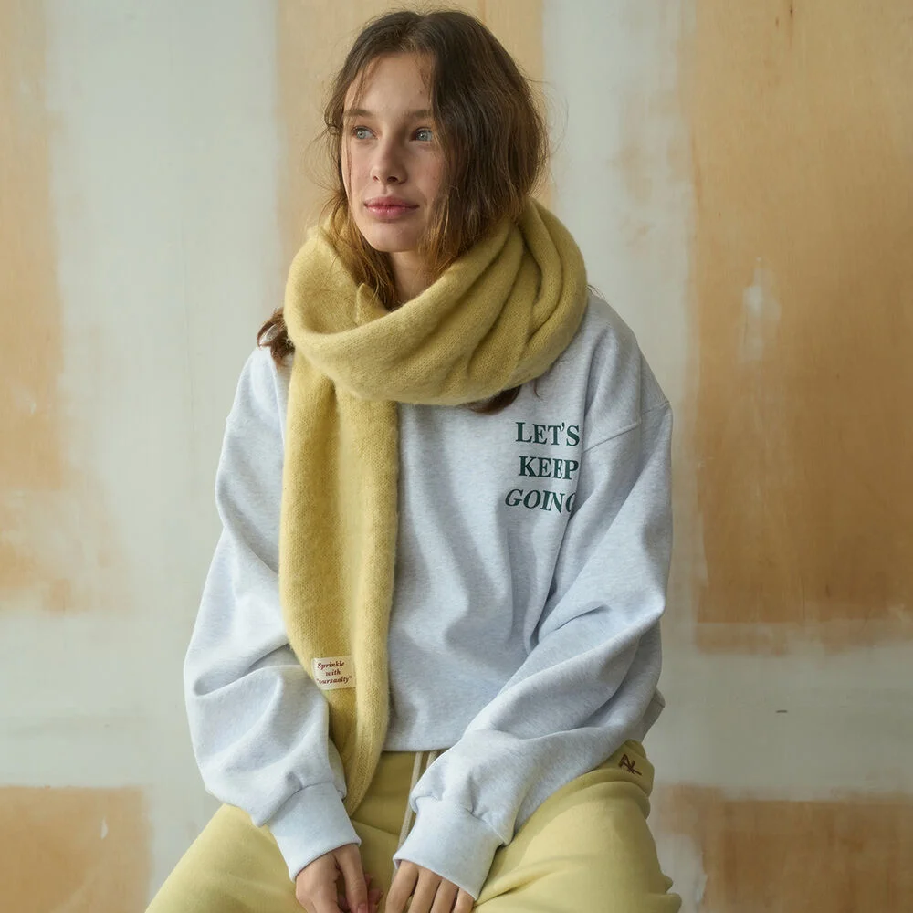 Oursaalty Sweatshirt / Whitemelange