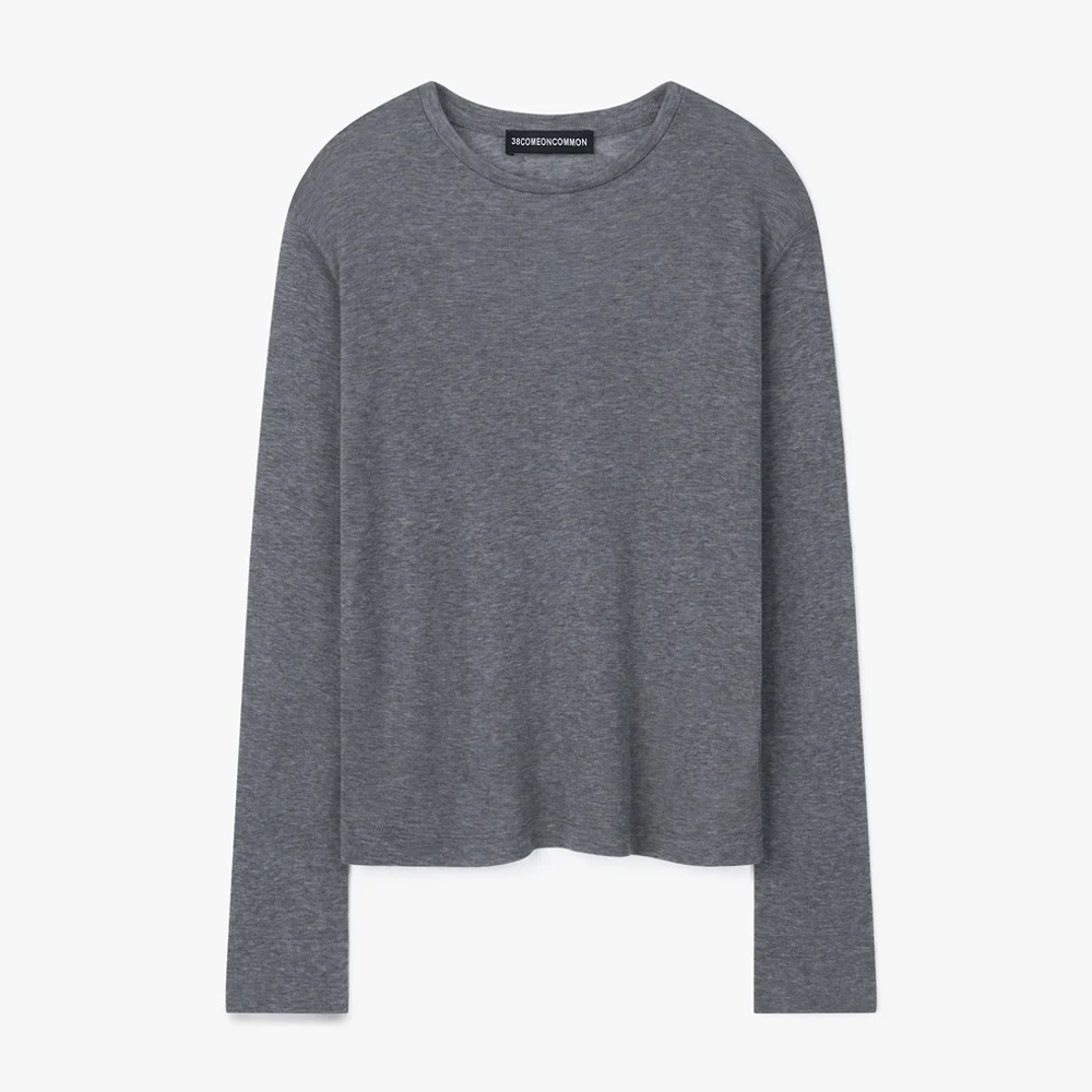 Sheer Touch Long Sleeve (Melange Gray)