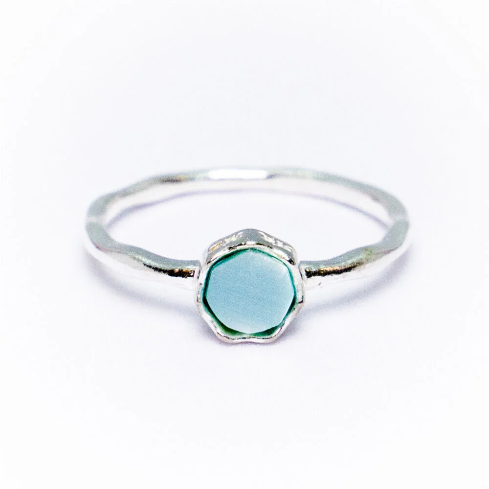 HR 165R_Mint Cat's Eye Ring (Silver 925)