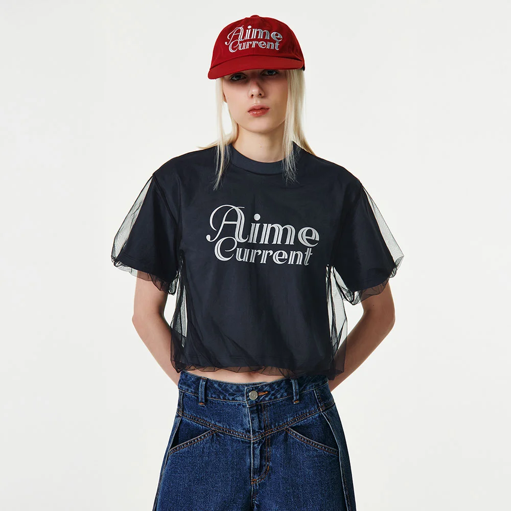 AIME MESH LAYERED T-SHIRT